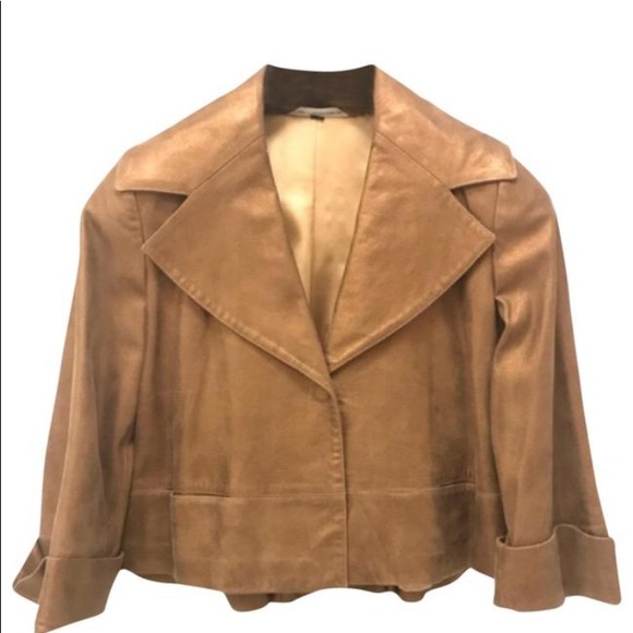 Diane Von Furstenberg Jackets & Blazers - NWOT Diane von Furstenberg leather swing…